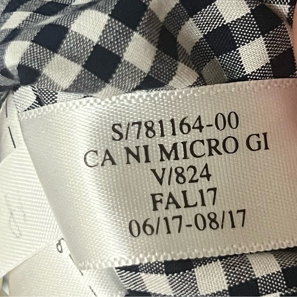 Banana Republic Blu White Gingham Camden Fit Button Down Size Small - Picture 5 of 8